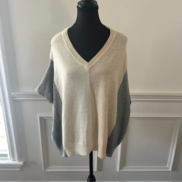 Lovestitch Love Color Block Sweater - Picture 1 of 4